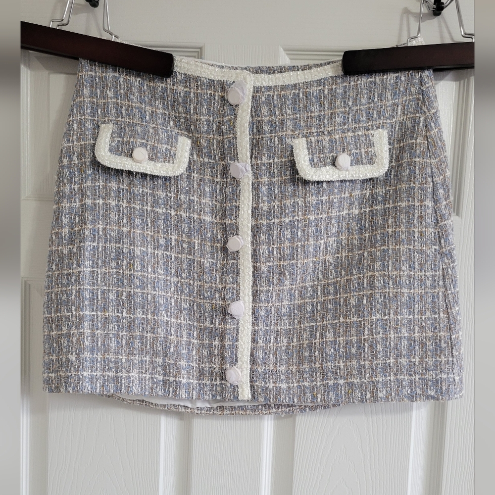 NWT Versona Tweed Skirt